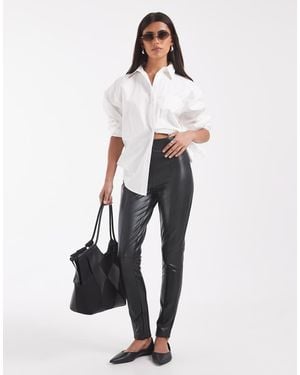 ONLY Faux Leather leggings - Black