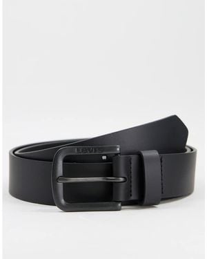 Levi's Seine Metal Leather Belt - Black