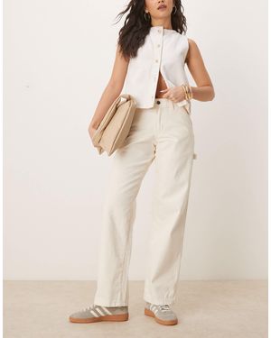 Dickies Stevensville - jean ample style charpentier - écru - Neutre