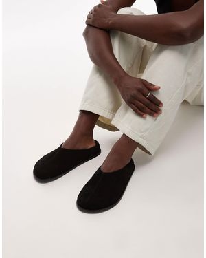 TOPSHOP Abbie - mules en daim - Neutre