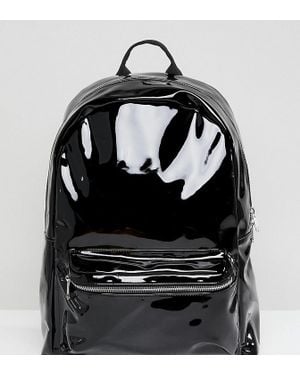 Monki Patent Backpack - Black