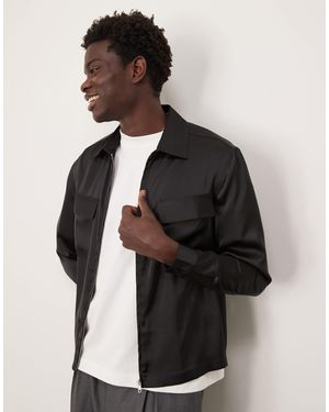 ASOS – hemdjacke - Schwarz