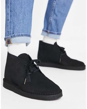 Clarks Desert Coal Boots - Blue