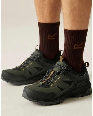 Regatta Regen Low Waterproof Walking Shoes - Black