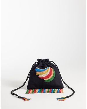 Never Fully Dressed Borsetta Con Dettaglio Banana - Blu