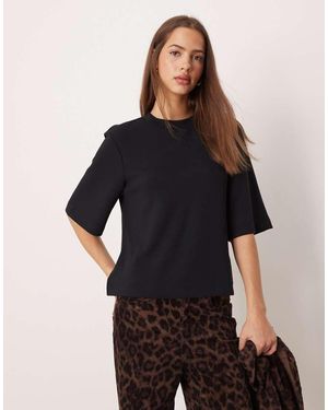 Aware Premium Structured Heavyweight Boxy T-shirt - Black