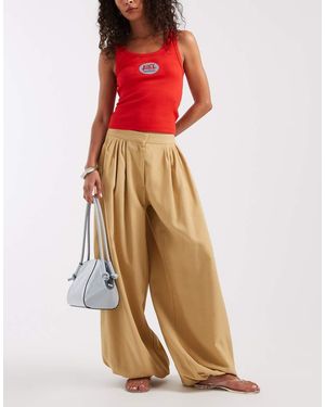 ASOS Tailored Balloon Trouser - Natural