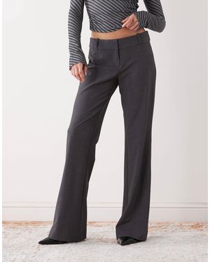 Weekday Flared Tailored Pants - Blue