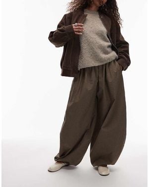 ASOS Pantalones A De Corte Globo De - Negro