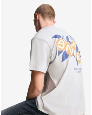 Bershka – kurzärmliges t-shirt - Weiß