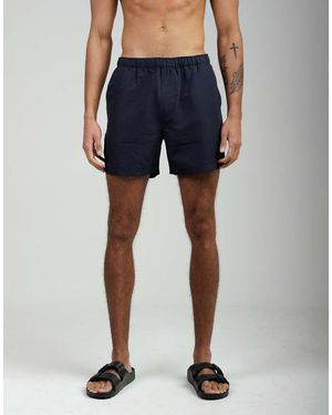 French Connection 2 Pack Elasticated Swim Shorts - Blue