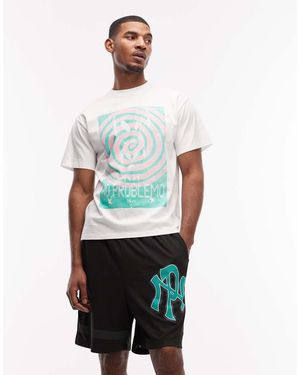 No Problemo Pantaloncini Da Surf Neri - Bianco