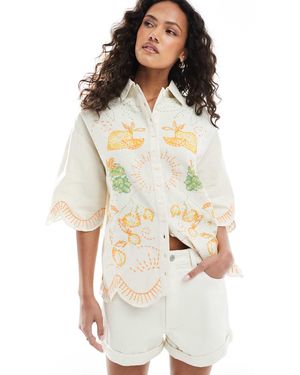 Native Youth Blouse - Blanc