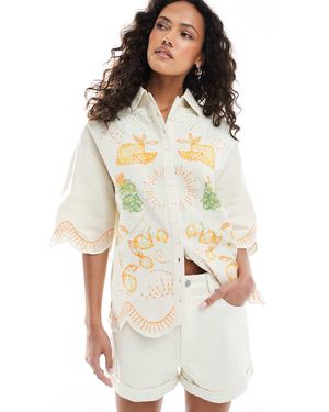 Native Youth Blouse - Blanc