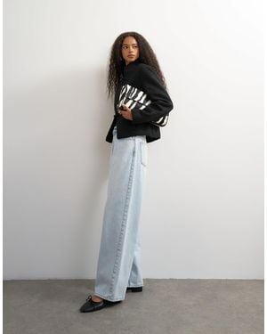 TOPSHOP Boyfriend-jeans im baggy-schnitt, tief sitzend, - Weiß
