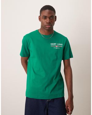 GANT T-shirt à petit logo - Vert