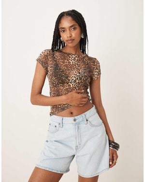 ASOS Mesh Baby Tee - White
