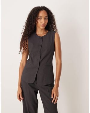 Vila Tailored Waistcoat - Blue