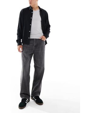 Jack & Jones – alex – weite jeans - Blau