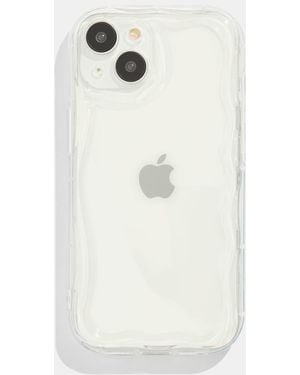 Skinnydip London London Clear Wavy Iphone Case - White