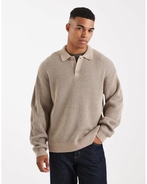 New Look – strickpullover - Natur