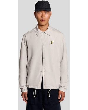 Lyle & Scott Mid Jackets Coach Jacket - Natural