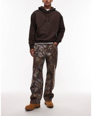 Obey Classic baggy Denim Jeans - Brown