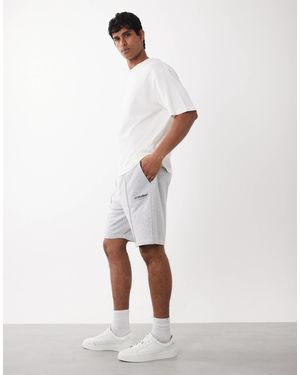 Jack & Jones – sweat-shorts - Weiß