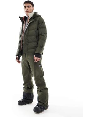 Superdry – freestyle core – skihose - Grün