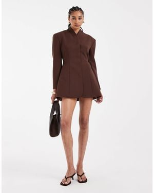 brown oversized blazer dress Frances Dress – Sea, New York main image 0