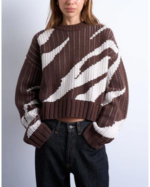 TOPSHOP – strickpullover - Braun