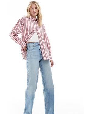 ASOS Vaqueros Elásticos De Pernera Recta Cómoda De Asos Design Tall - Azul