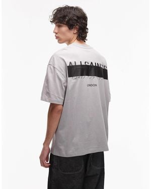 AllSaints All Saints Redact T-shirt - Gray