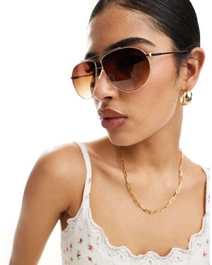 Vero Moda Aviator Sunglasses - Brown