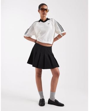 JJXX Pleated Mini Skirt - White