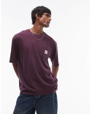 Levi's Workwear Capsule Label Pocket Logo Loose Fit T-shirt - Purple