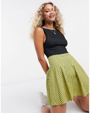 Bershka Open Back Ribbed Bodysuit - Black