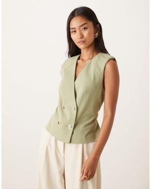 ASOS Tie Vest - Green