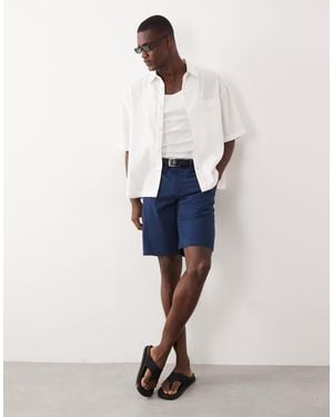 Farah Hawk Chino Shorts - Blue