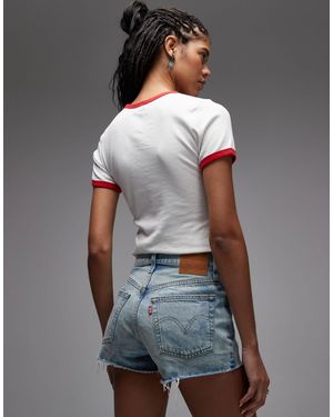 Levi's 501 original denim-shorts - Grau