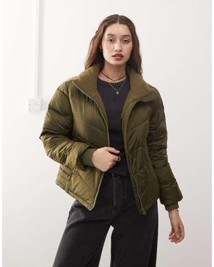 Wrangler Short Puffer Jacket - Green