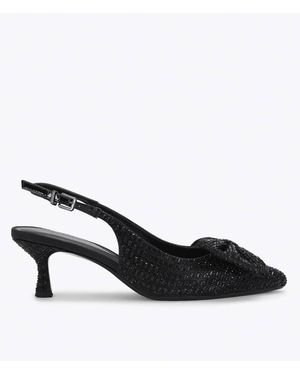 KG by Kurt Geiger Tilly Jewel Bow Heeled Shoes - Black
