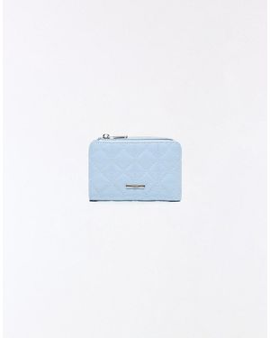 Bershka Patent Effect Purse - Blue