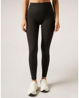 Calzedonia Scrunch Sculpt Leggings - Black