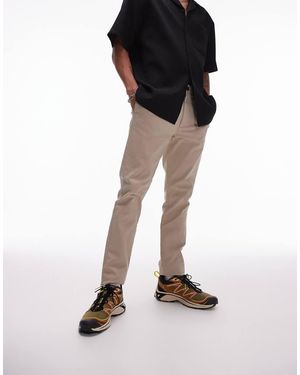 TOPMAN Skinny Chino Trousers - Black