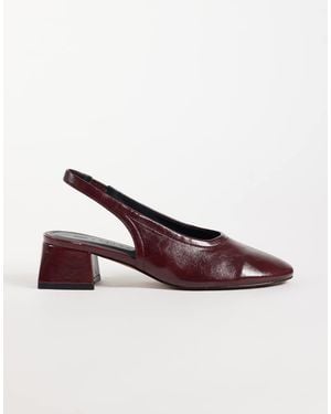 ASOS Sindy Minimal Block Heeled Slingback - Purple