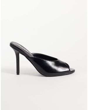 Raid Elana peeptoe-mules mit absatz - Schwarz