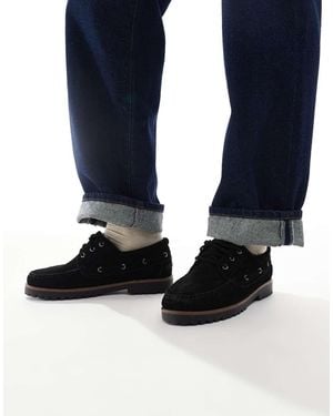 Jack & Jones Suede Boat Shoe - Blue
