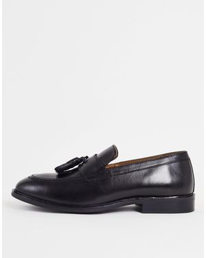 schuh – raheem – loafer aus em leder - Schwarz
