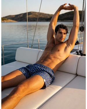 Apreslife Puffins Swim Shorts - Blue